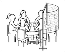 Załaduj obraz do przeglądarki galerii, ELASTYCZNY EKRAN Z REGULACJĄ WYSOKOŚCI I KSZTAŁTU