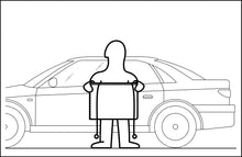 Bild in Galerie-Viewer laden, A-1 Autotürschutz (OHNE MAGNETE)